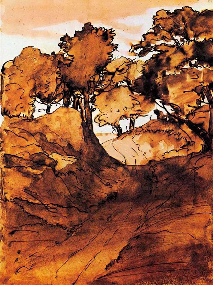  埃德加·德加 Edgar Degas—— 诺曼底风景